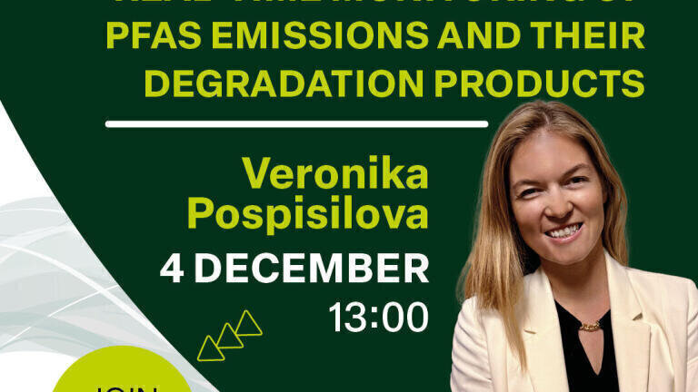 Real-time monitoring of PFAS emissions and their degradation products